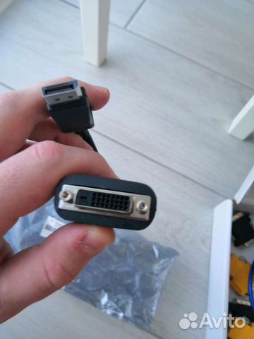 HP Display Port to DVI-D Adapter Cable 481409-002