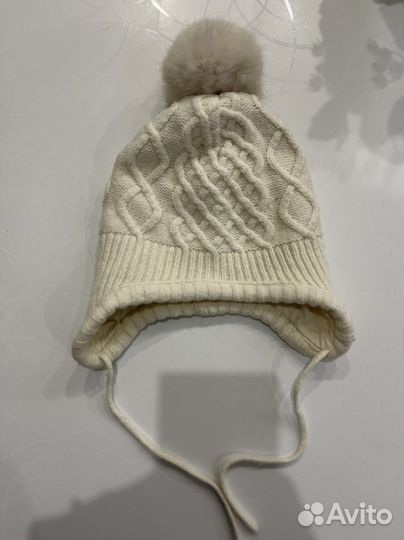 Шапка демисезонная 6-12 месяцев