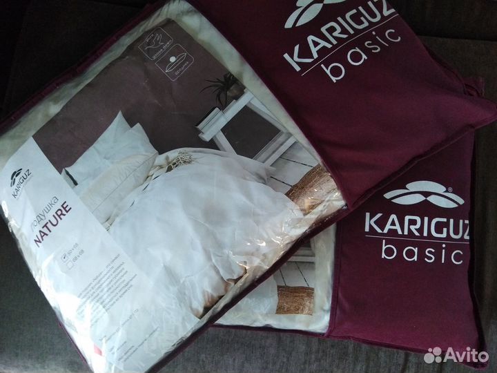 Подушка пухоперовая новая (серия natur)