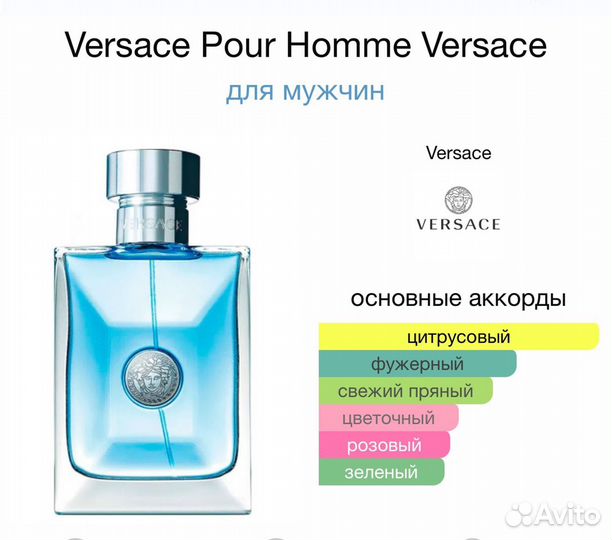 Versace набор парфюма подарочный 4*30ml