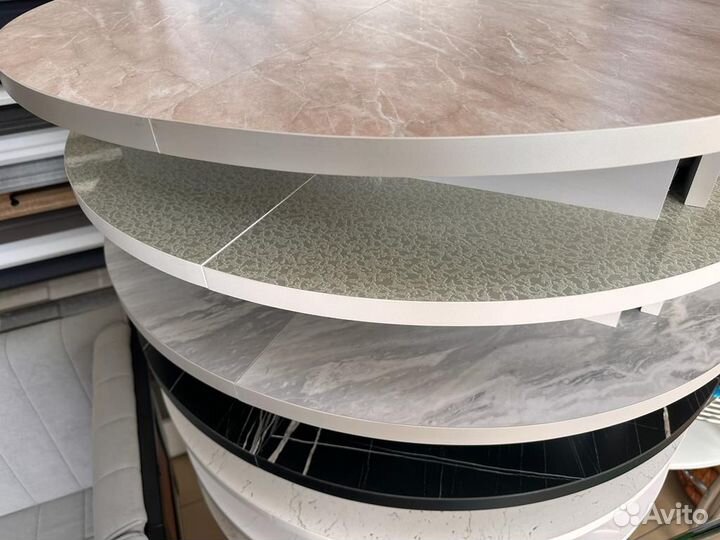 Стол обеденный круглый раздвижной