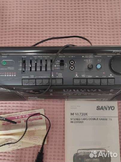 Двухкассетная магнитола Sanyo MW738K