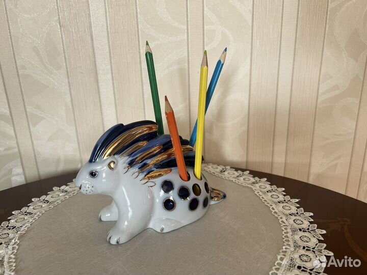 Статуэтки СССР дикобраз, цыпленок