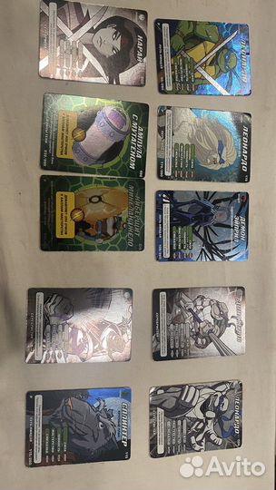 Карточки черепашки ниндзя (редкие и серебро)