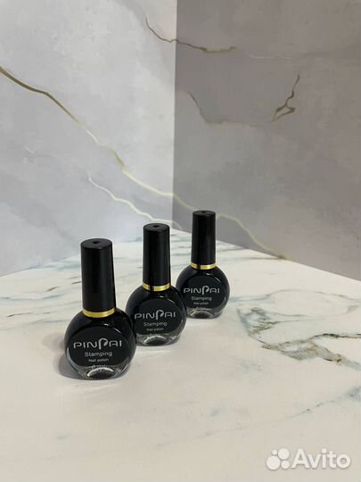 Лак для стемпинга PinPai черный