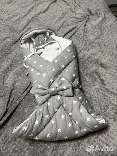 Зимний конверт на выписку