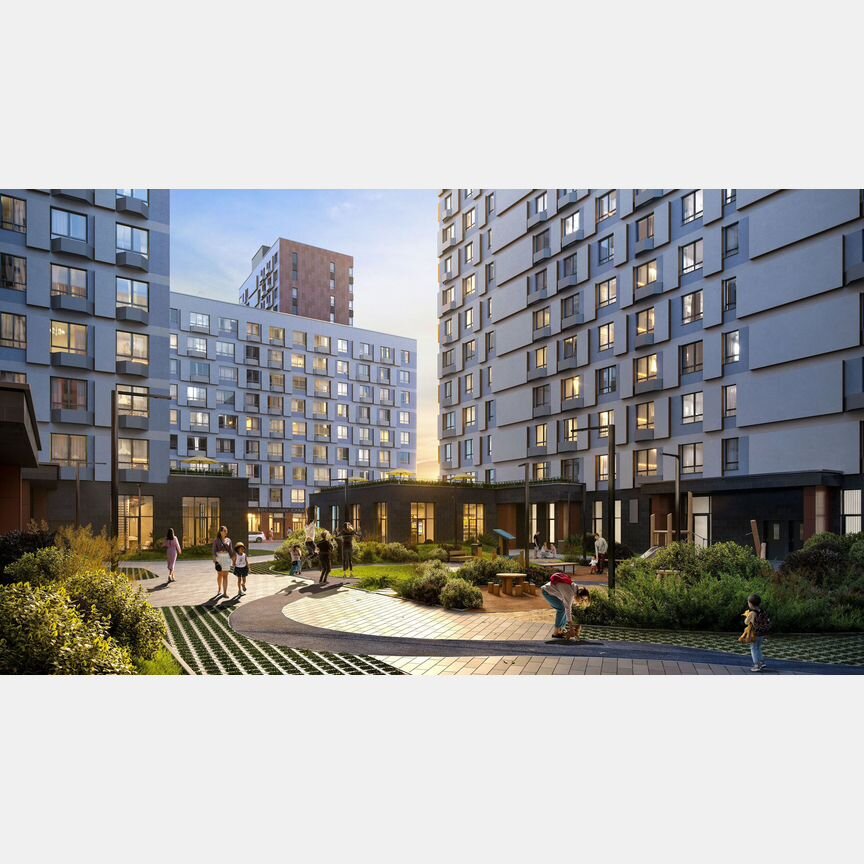 3-к. квартира, 69,1 м², 6/9 эт.