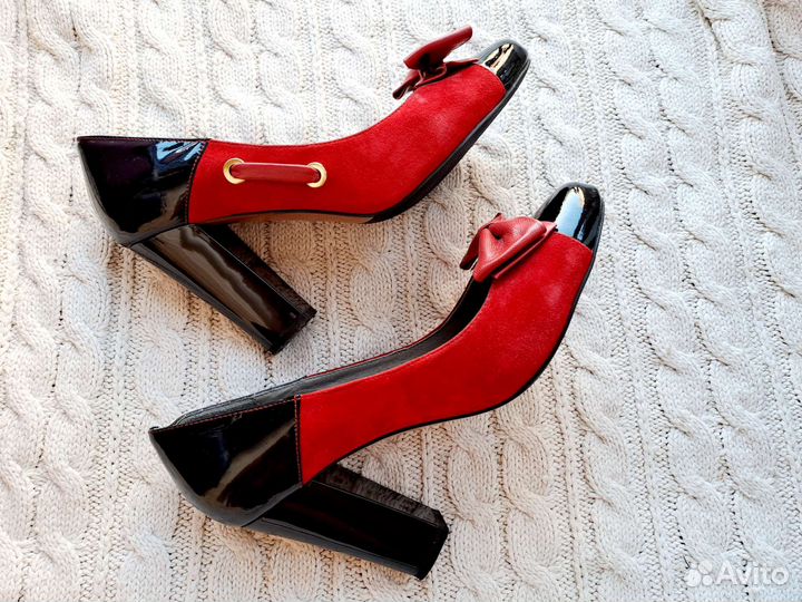 Туфли на устойчивом каблуке 38 размер