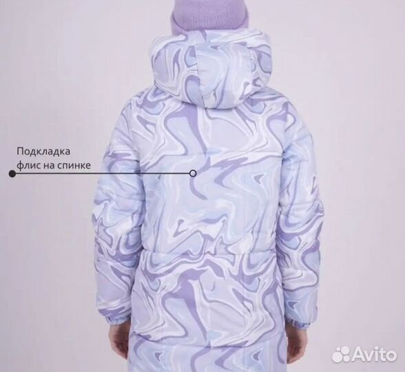 Пуховик зимний на девочку 152-158