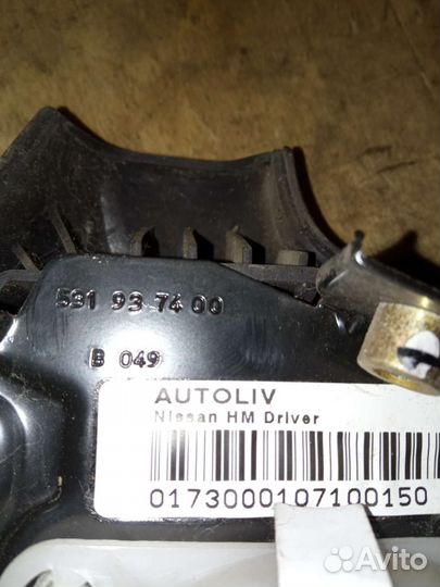 Nissan Almera Tino Airbag рулевое колесо