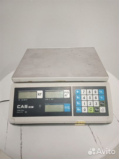 Весы торговые электронные CAS ER-JR-06CB