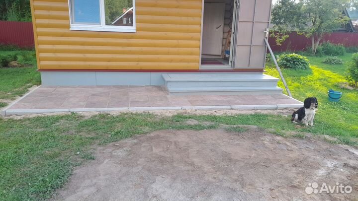 Укладка тротуарной плитки, брусчатки и камня
