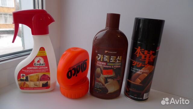 Средства для ухода за кожаным салоном авто
