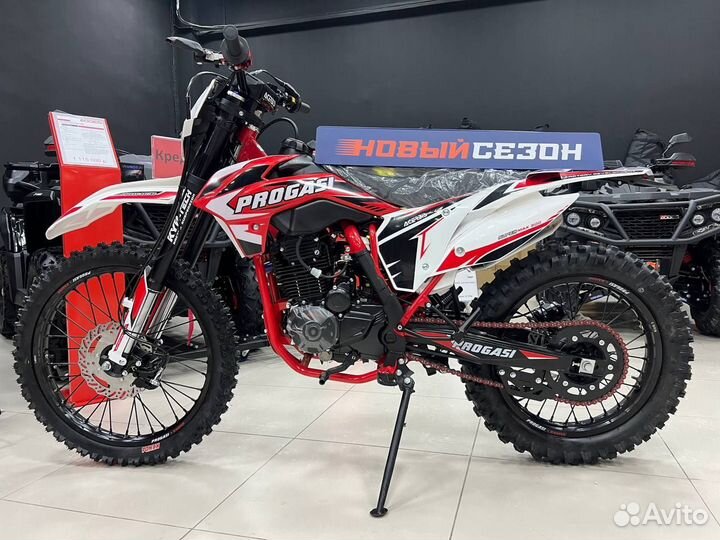 Мотоцикл эндуро Progasi Super Max 300 красно-бел