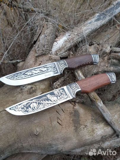 Нож охотничий Олень Волк