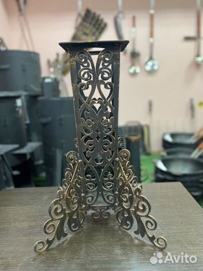 Подставка для шампуров из стали Кованная