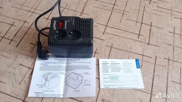 Стабилизатор напряжения Defender initial 600