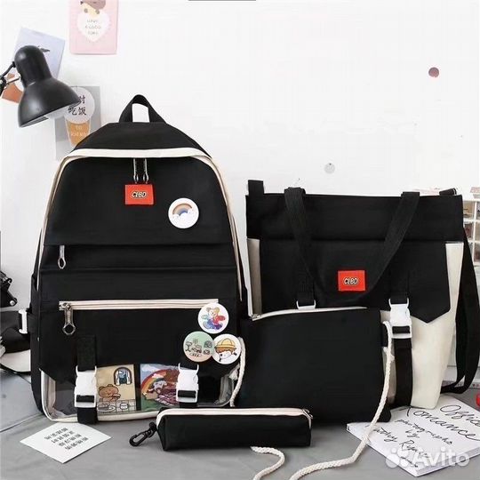 Школьный рюкзак 4 в 1