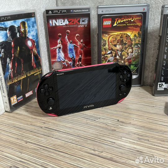 Sony PS Vita Slim Pink 128Gb + 4000Игр Прошита