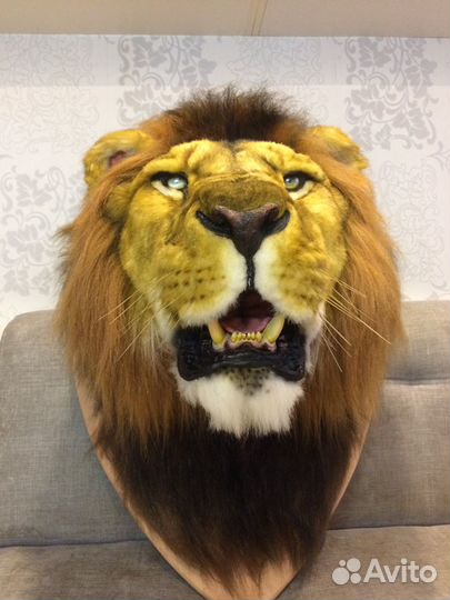 Чучело «голова льва» (муляж)