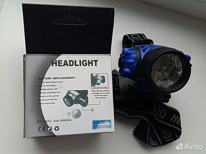 Фонарик налобный