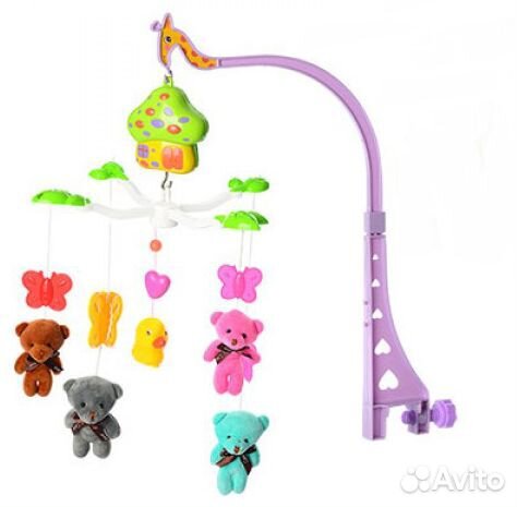 Музыкальный мобиль baby bed bell