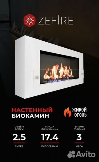 Биокамин настенный