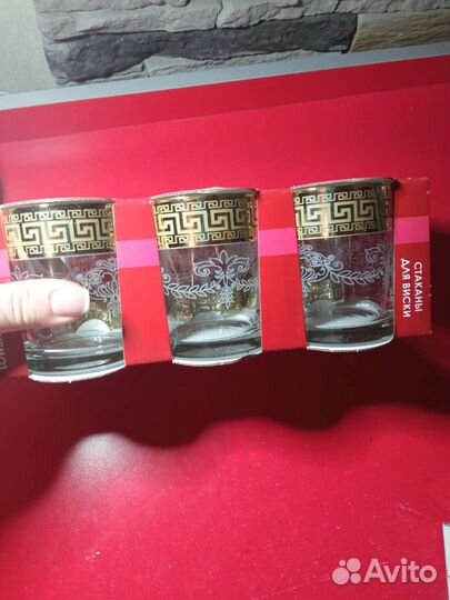 2 набора стаканы и стопки