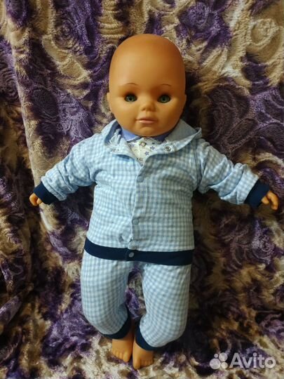 Пупс мягконабивной ГДР, рост 60 см