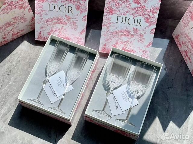 Фужеры бокалы Dior Диор