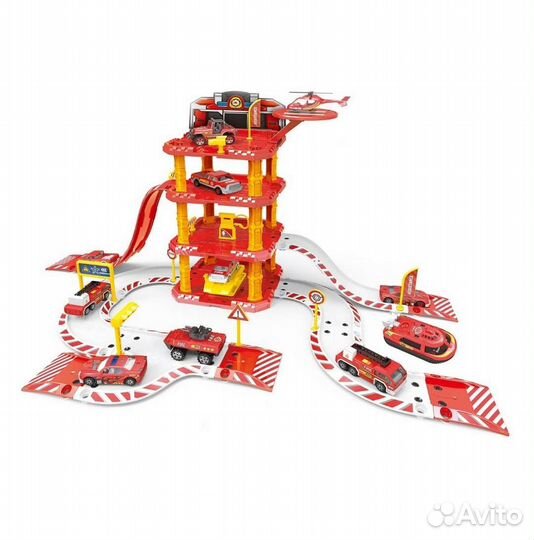 Игрушка парковка пожарная