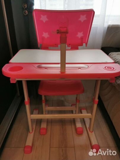 Растущий стол и стул Holto-SET-17A