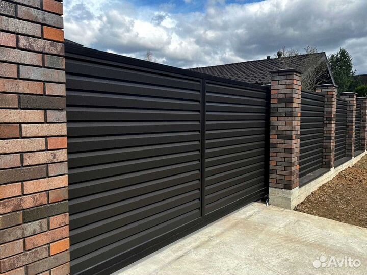 Забор жалюзи