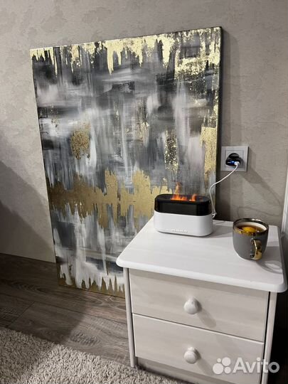 Картина абстракция акрил