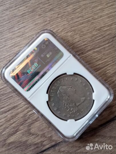 1-й доллар США Liberty 1794 год (sale 70%)