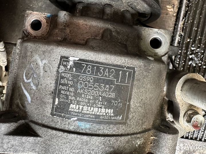 Компрессор кондиционера Mitsubishi Outlander 2,4
