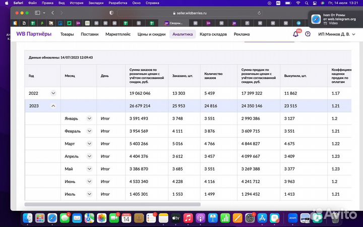 Менеджер вайлдберриз