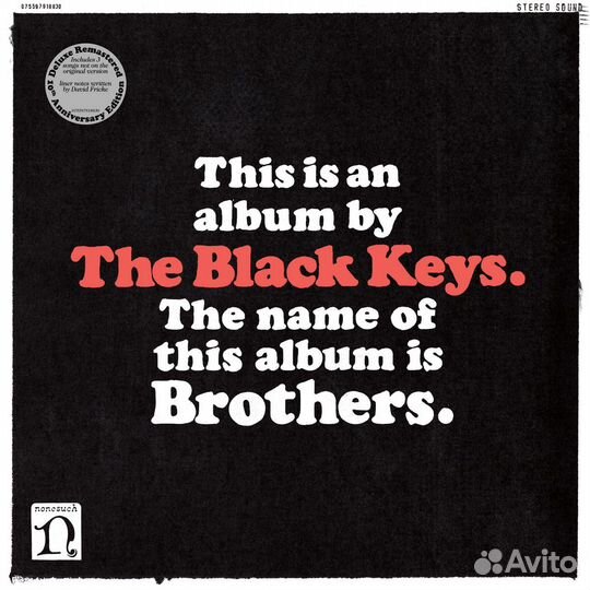 Виниловая пластинка The Black Keys - Brothers (Del