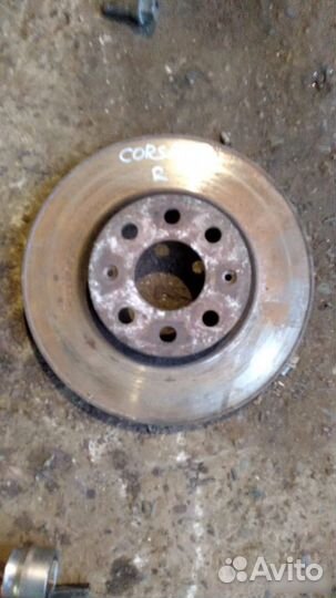 Opel corsa d диск тормозной передний