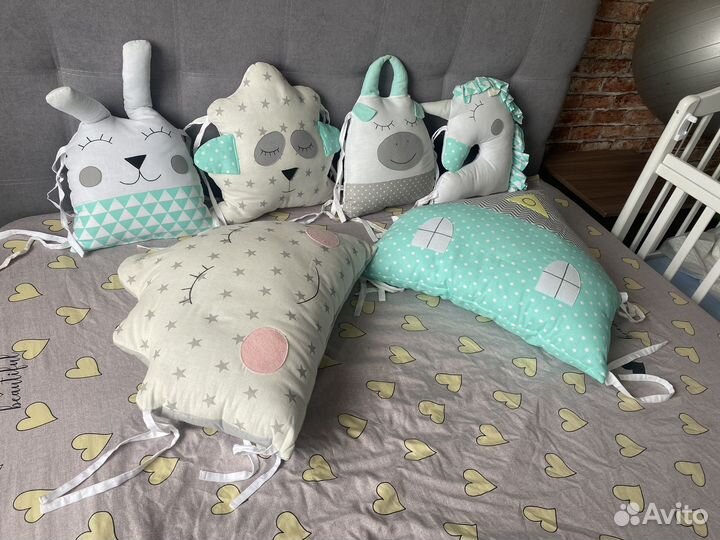 Бортики в детскую кроватку