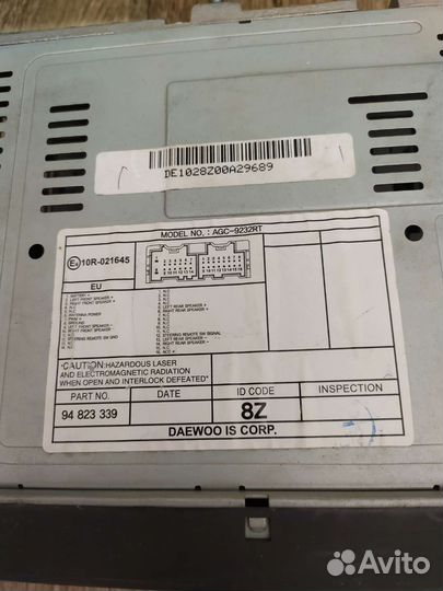 Магнитола Chevrolet Aveo T250 AGC-9232RT