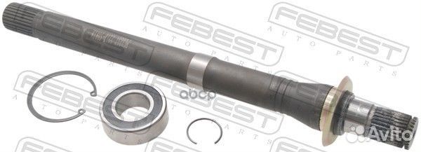 Вал полуоси правой 28X420X28 (с подшипником)