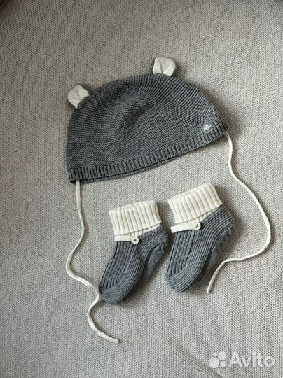 Комплект из шапки и пинеток Ralph Lauren kids