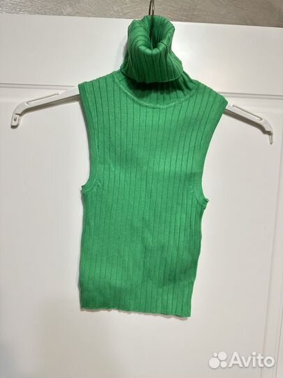 Майка водолазка zara