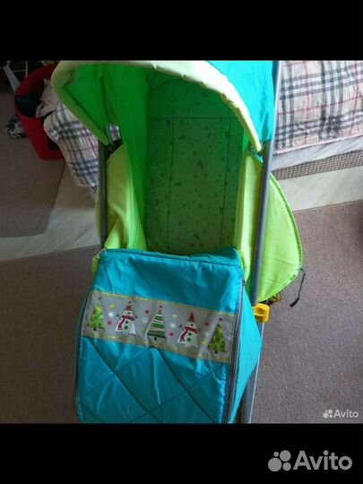 Детские санки коляска