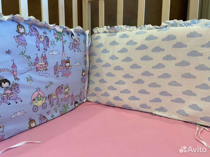 Бортики в кроватку