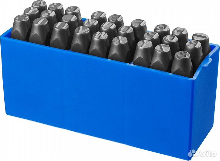 Штамповочные буквенные клейма, 8 мм(21505-08)