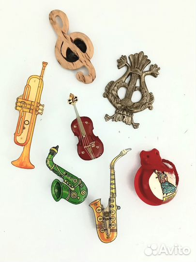 Магниты музыкальные инструменты