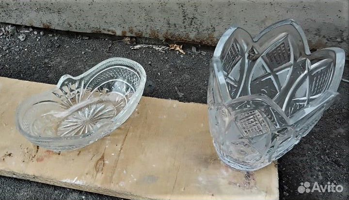 Хрусталь - стаканы, бокалы, салатницы и др