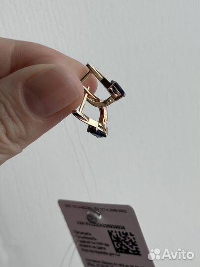 Серьги серебро